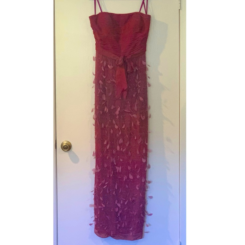 Terani Couture beaded and feathers dress size 12 - Picture 2 of 5